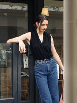 Wool Blend Knit Vest
