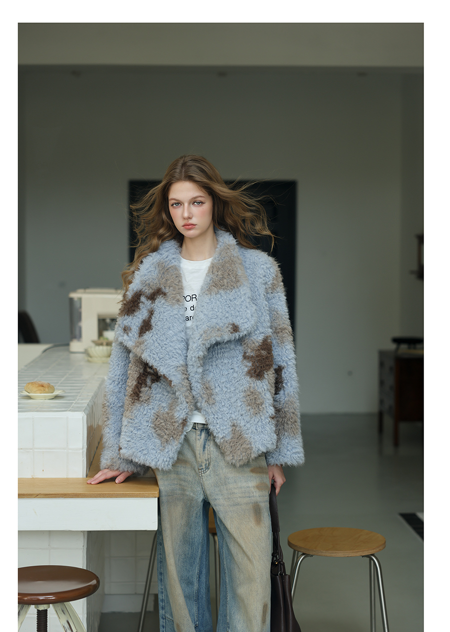 Plush Faux Fur Jacket