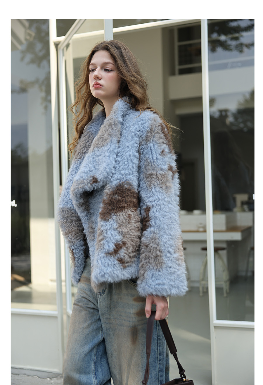 Plush Faux Fur Jacket
