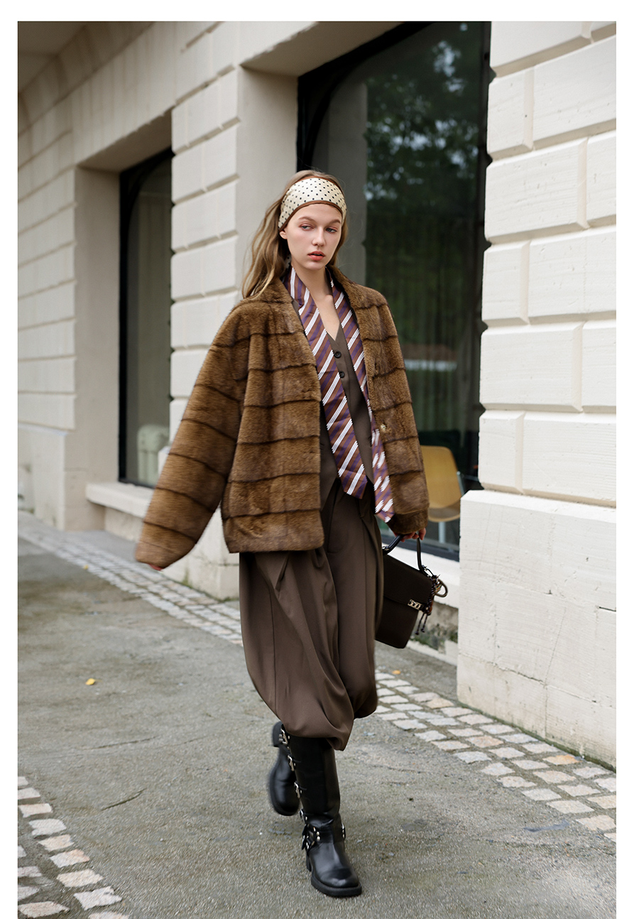Minimal Fur Coat