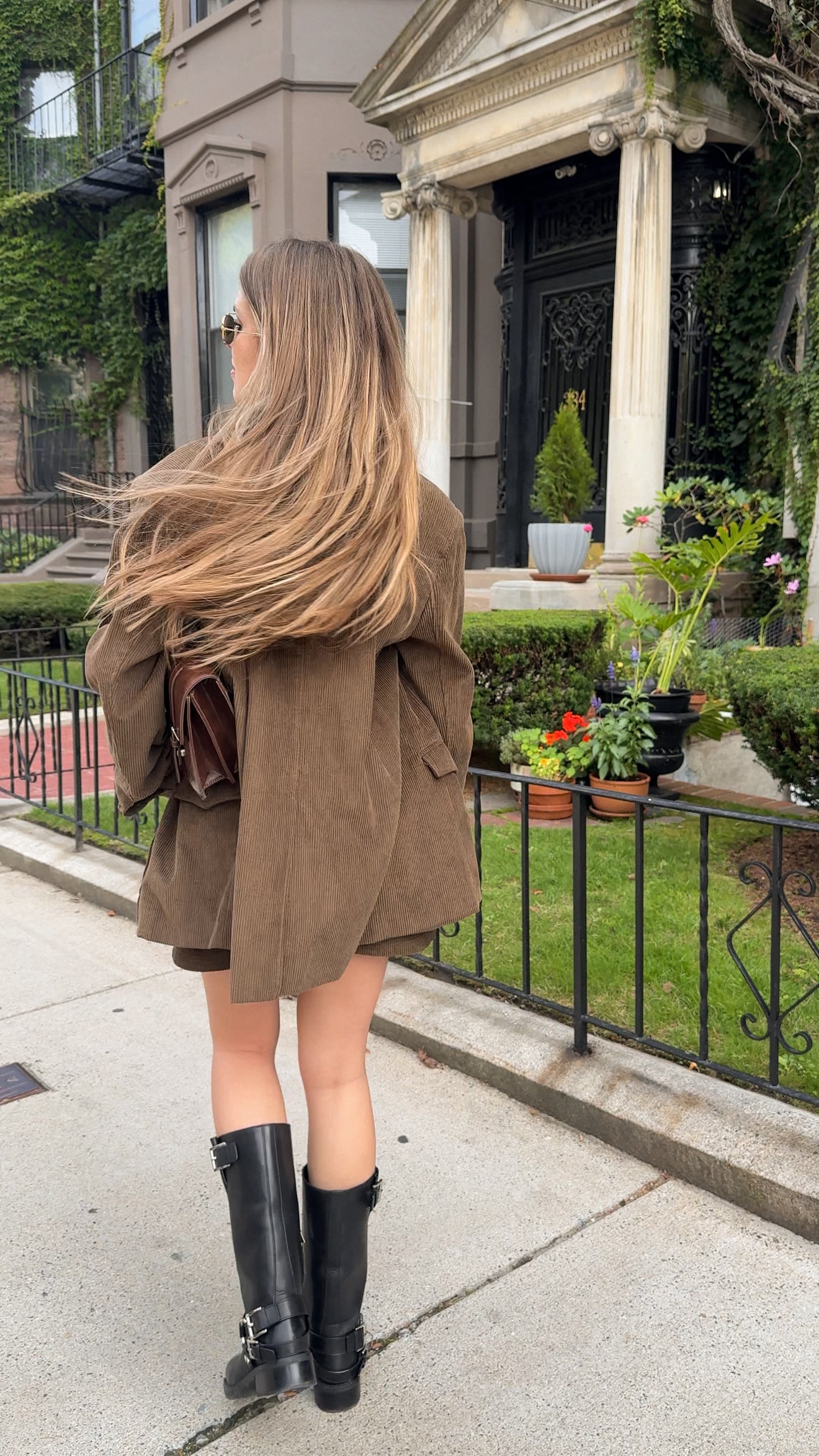 Corduroy Blazer & Skirt