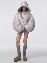Fleece Hooded Jacket
