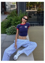 Striped Baseball Slacks