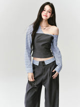Contrast Top & Pants