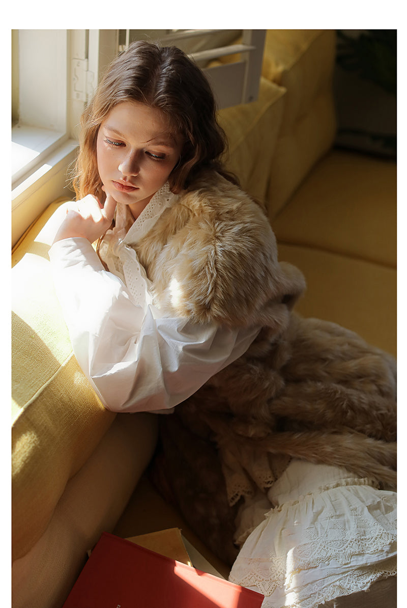 Deer Jacquard Long Vest