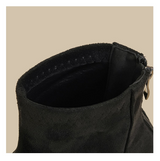 Rhinestone Velvet Boots
