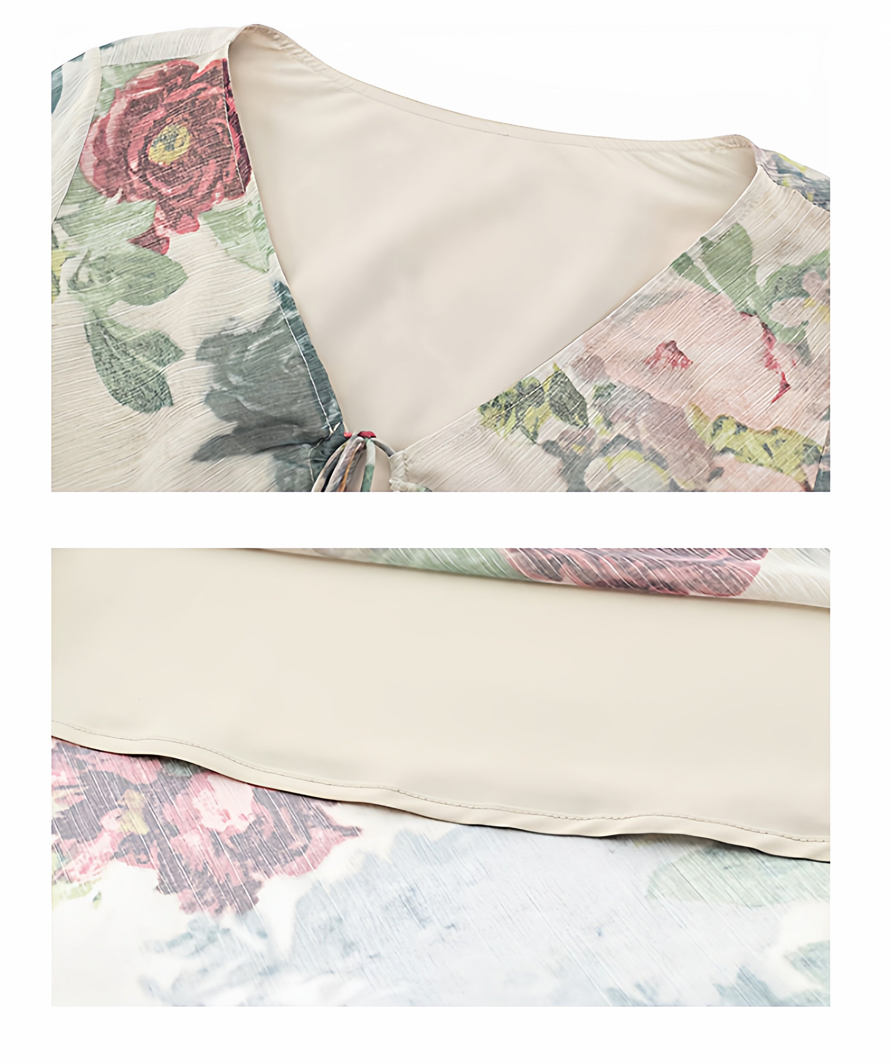 Soft Garden Wrap Dress