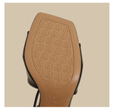 Gloss Strap Stiletto Sandal