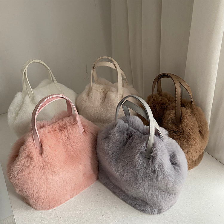 Plush Bucket Bag