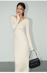 Twist Wrap Maxi Dress