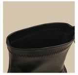 Rhinestone Strap Ankle Boots