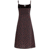Midnight Poppy Slip Dress