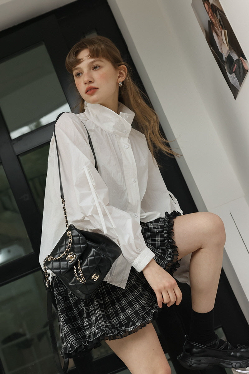 Plaid Top / Skirt