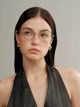 Metal Square Glasses