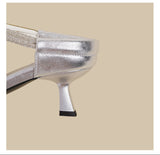 Crystal Strap Mid-Heel Sandals