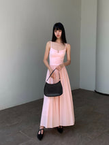Ruched Bodice Slip Dress