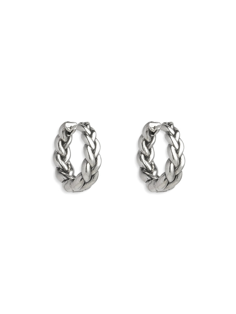 Braided Hoop Earrings