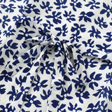 Blue Floral Halter Mini