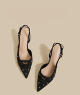 Stud Bow Slingbacks