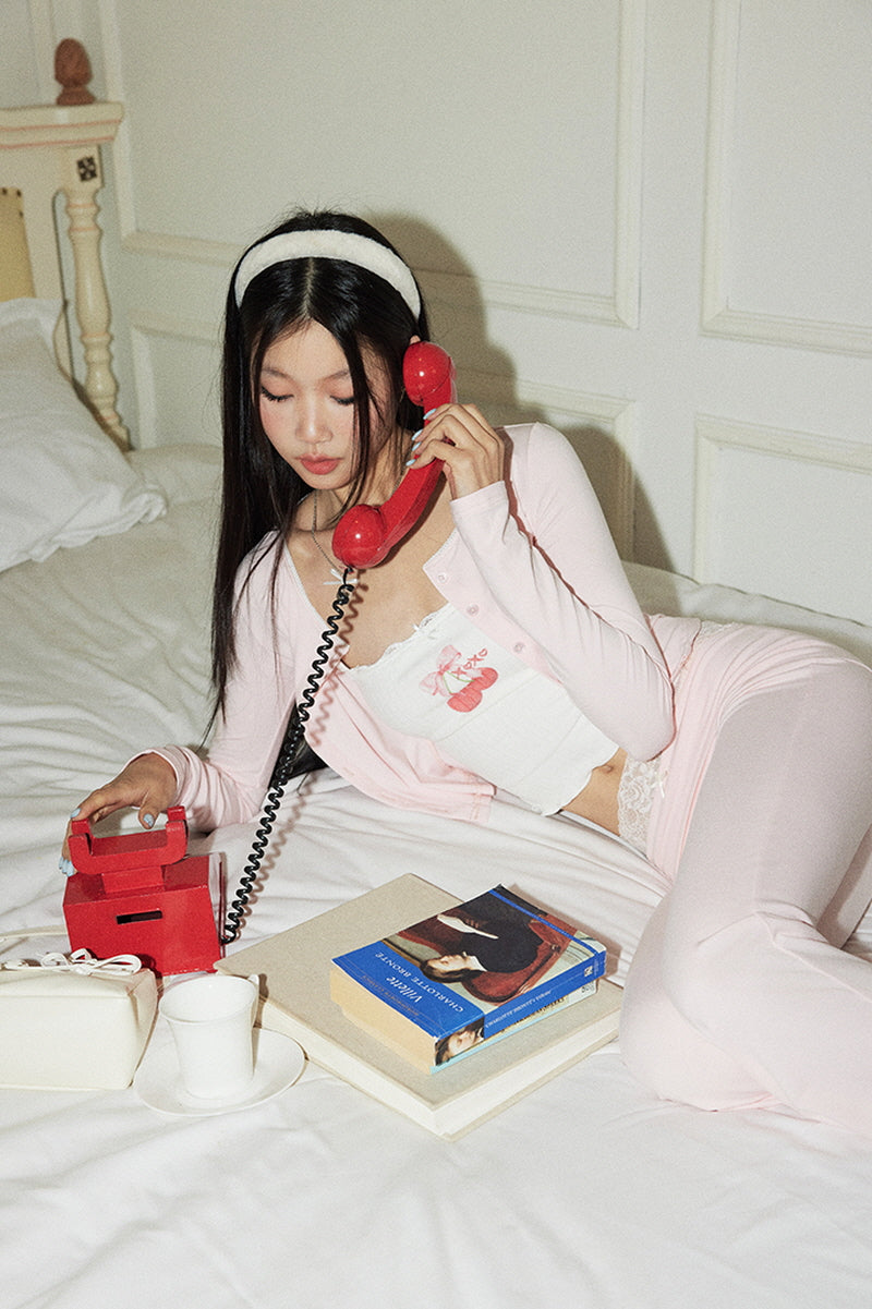 Cherry Top / Pink Pants