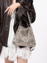 Metal Mesh Shoulder Bag