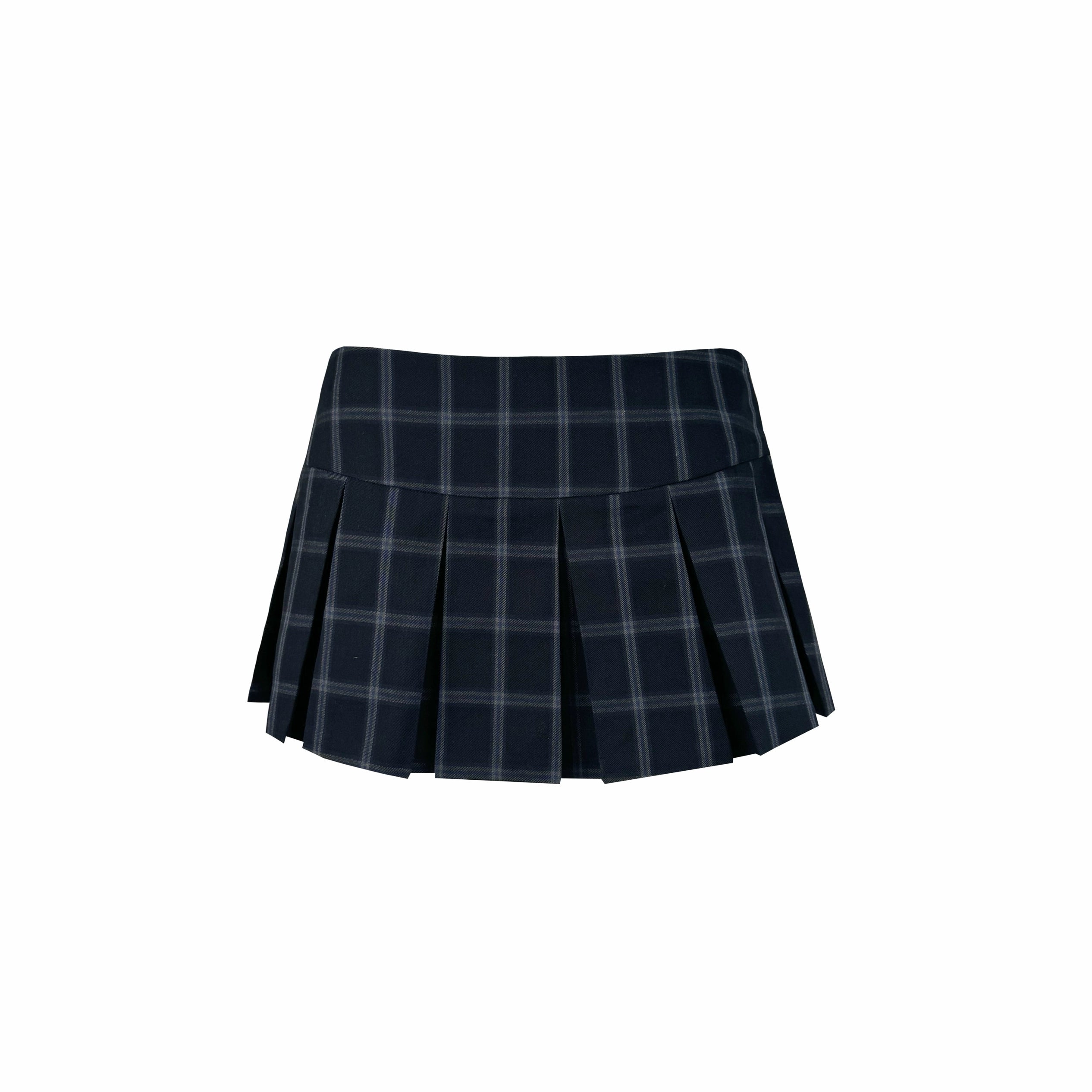 Low-Rise Pleated Mini