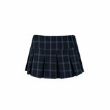 Low-Rise Pleated Mini