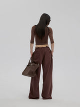 Brown Top & Sweatpants