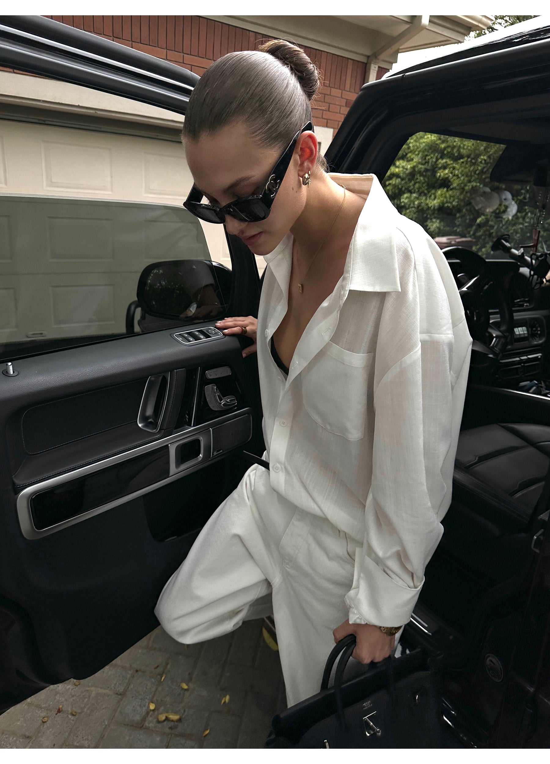 Tencel Relaxed Lapel Shirt