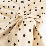 Polka Wrap Midi Dress