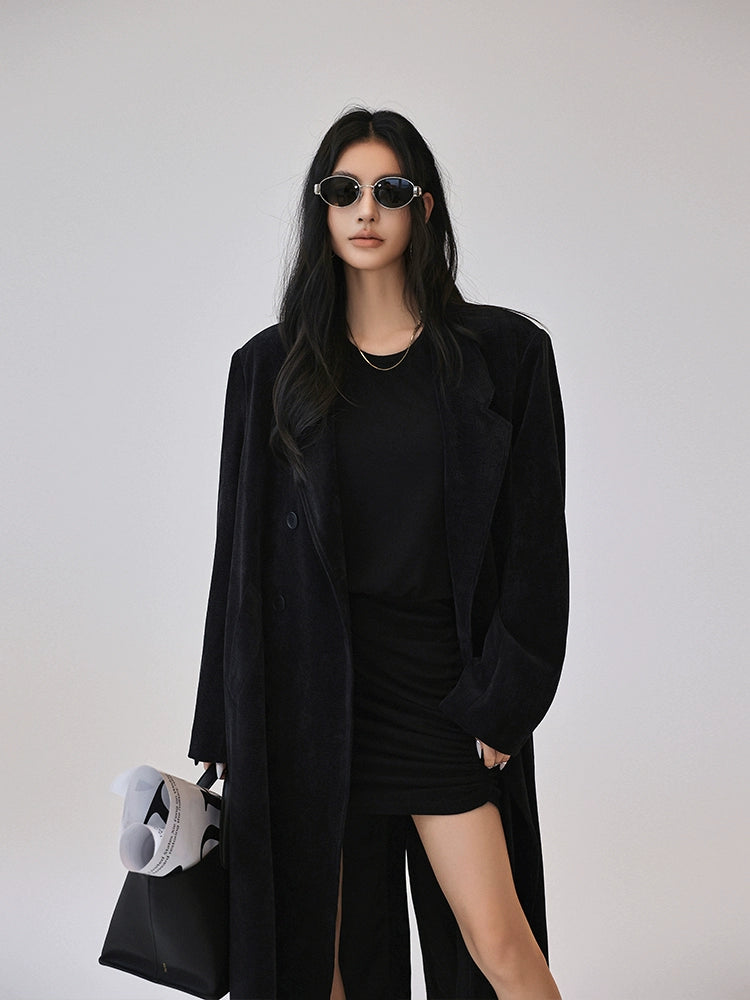 Black Pleated Dress