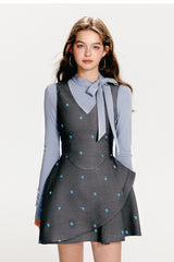 V-Neck Vest Dress