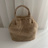 Plush Bucket Bag