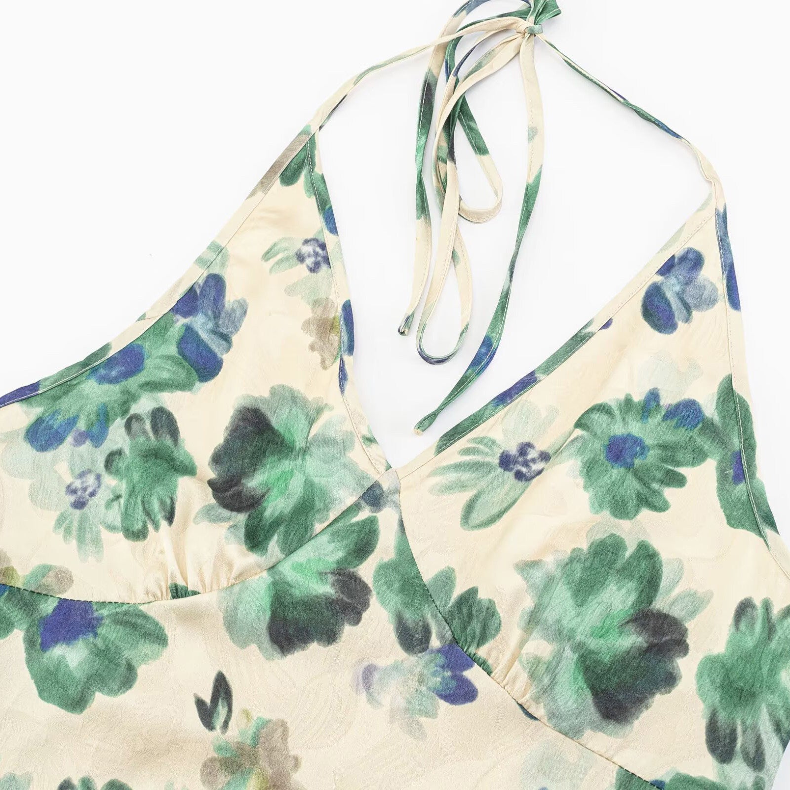 Verdant Halter Dress