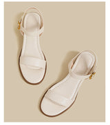 Ankle Strap Block Sandal