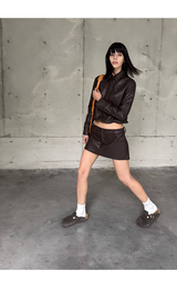 PU Jacket & Skirt