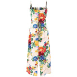 Bloom Canvas Midi Dress