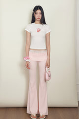 Cherry Top / Pink Pants
