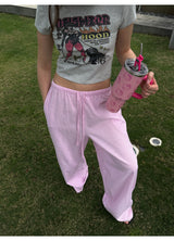 Striped Pink Lounge Pants