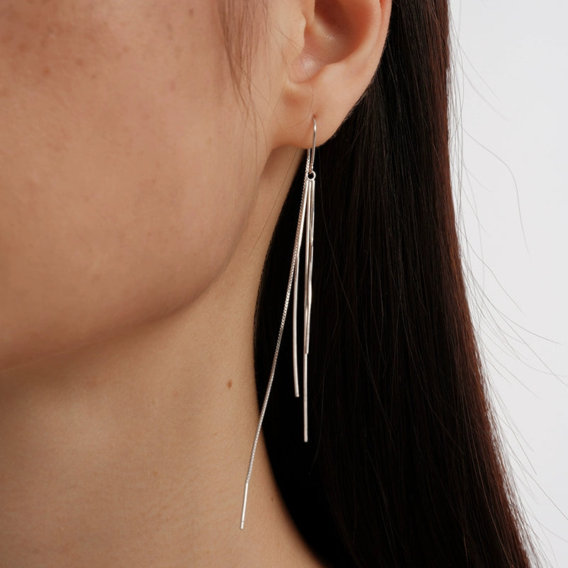 Fringe Line Earrings