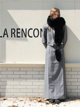 Plush Statement Scarf - Black