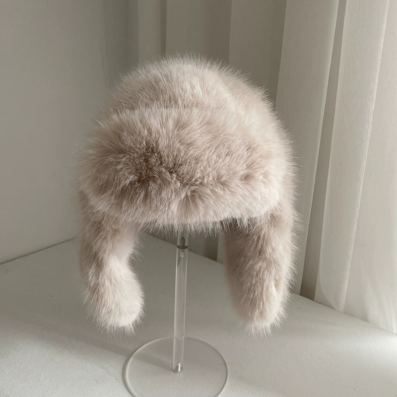 Faux-Fur Earflap Hat