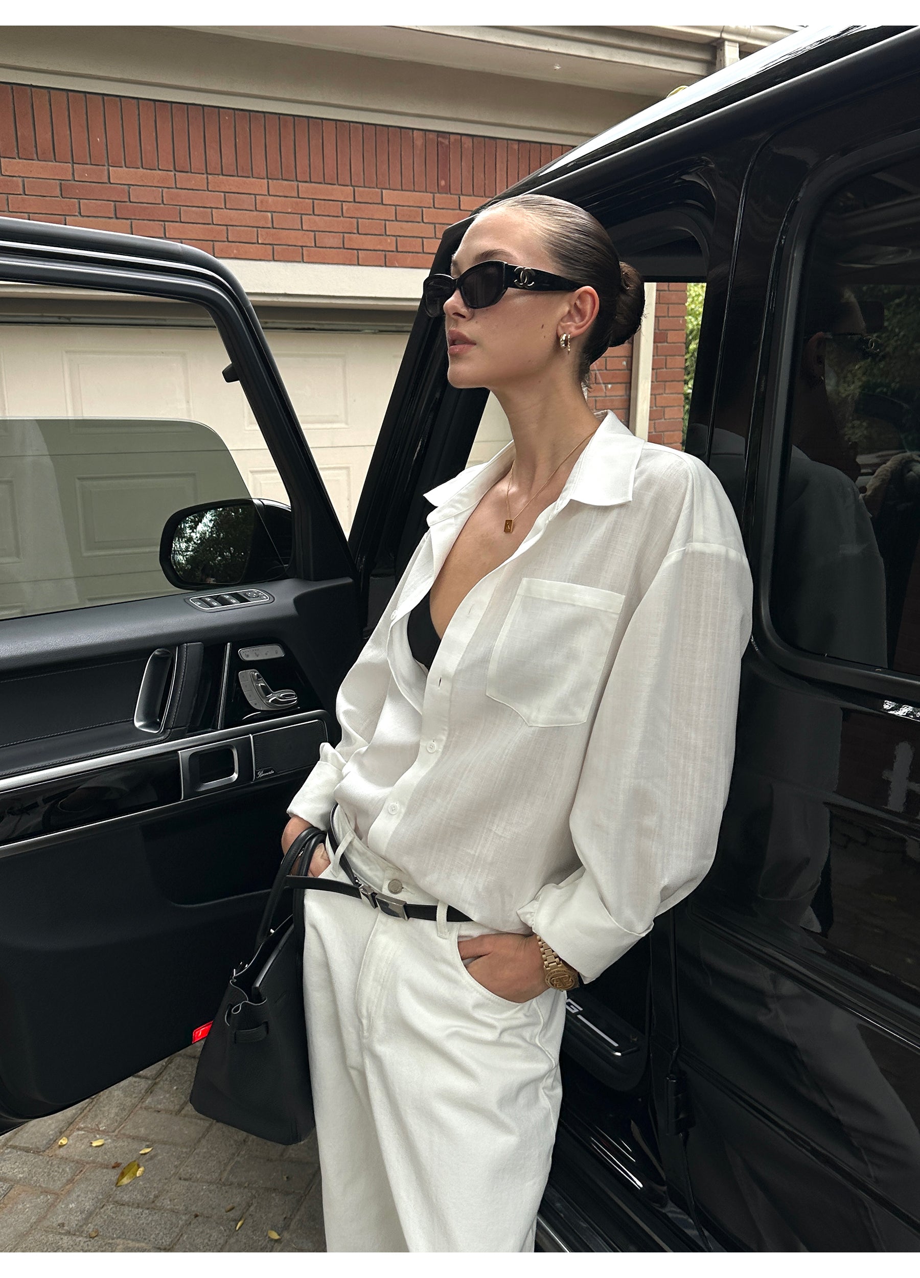 Tencel Relaxed Lapel Shirt