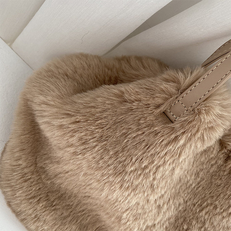 Plush Bucket Bag