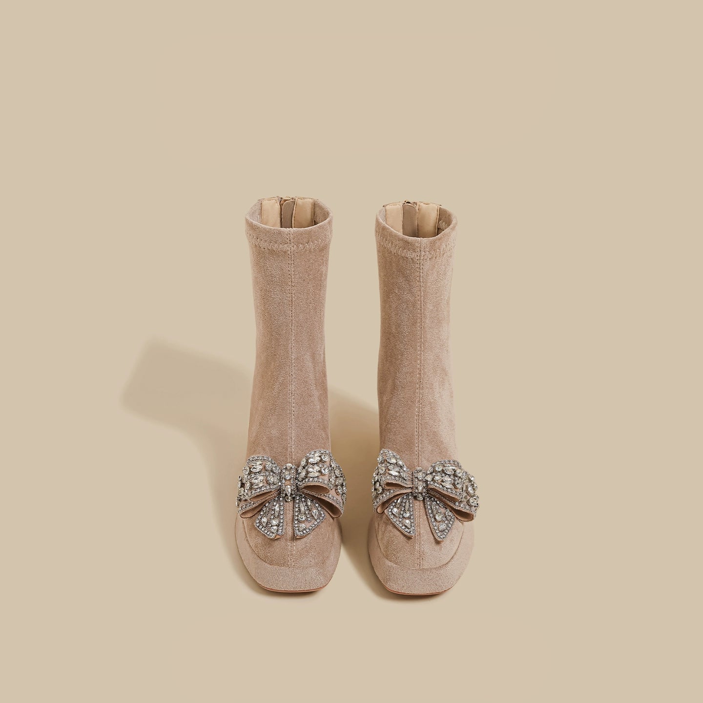 Crystal Bow Boots