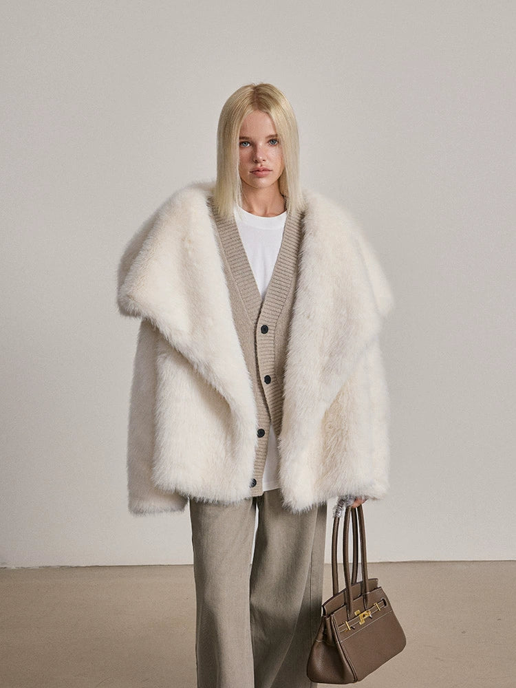 Luxe Fur Short Coat