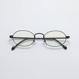 Oval Metal Glasses