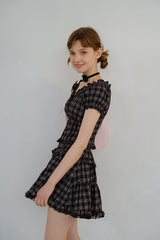 Plaid Top / Skirt