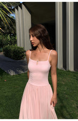 Ruched Bodice Slip Dress