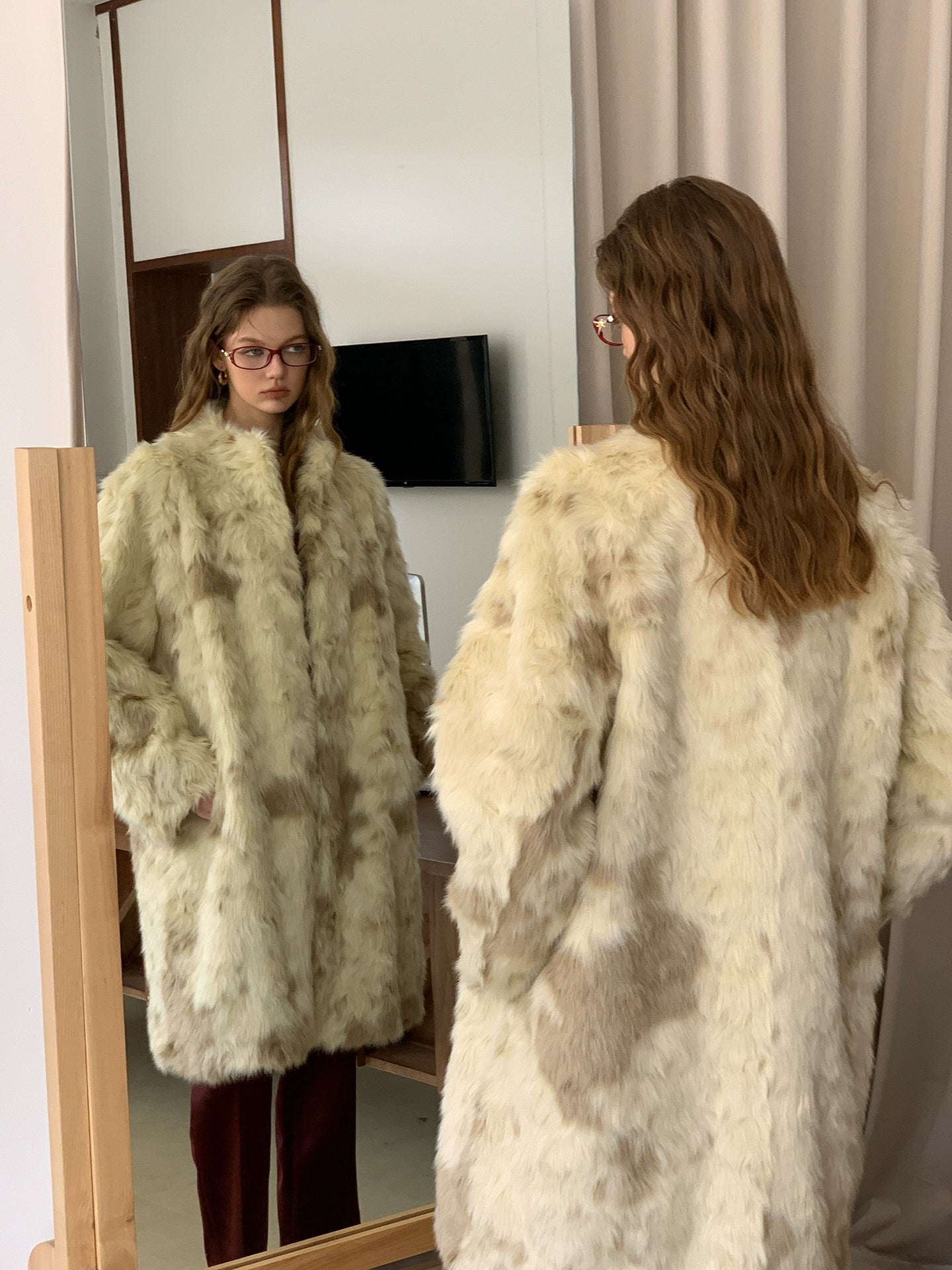 Mink Faux Fur Coat